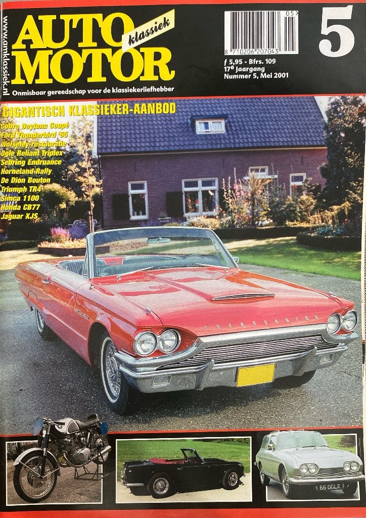 Auto Motor Klassiek Magazine - Mei 2001 - Ford Thunderbird, Gelezen, Ford, Diverse, Ophalen of Verzenden