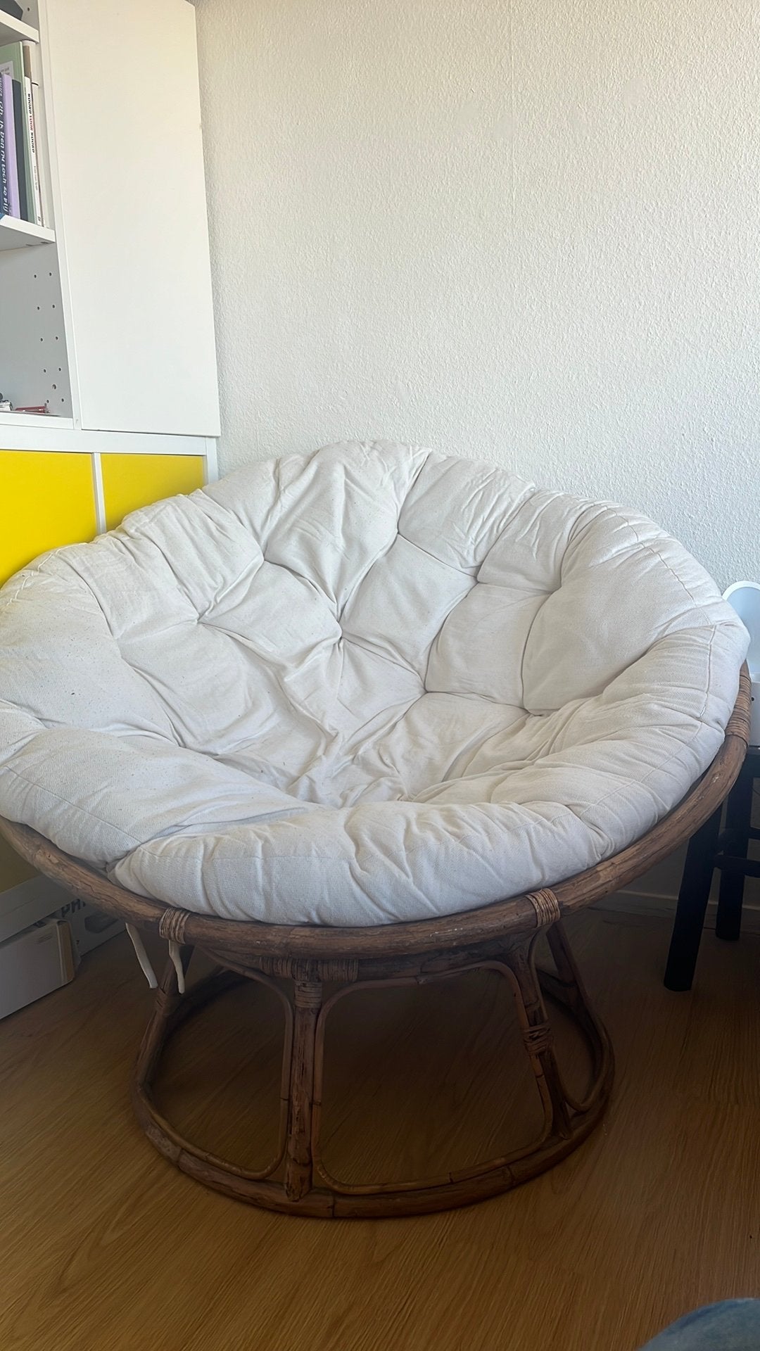Papasan rotan stoel, Ophalen, Zo goed als nieuw, Eenpersoons, Minder dan 150 cm