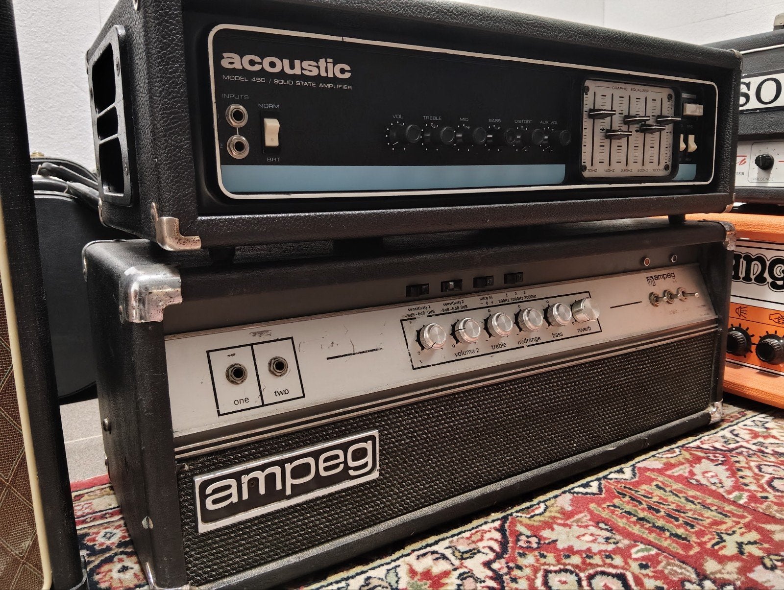 Ampeg V4 en Acoustic 450, Ophalen, Gebruikt