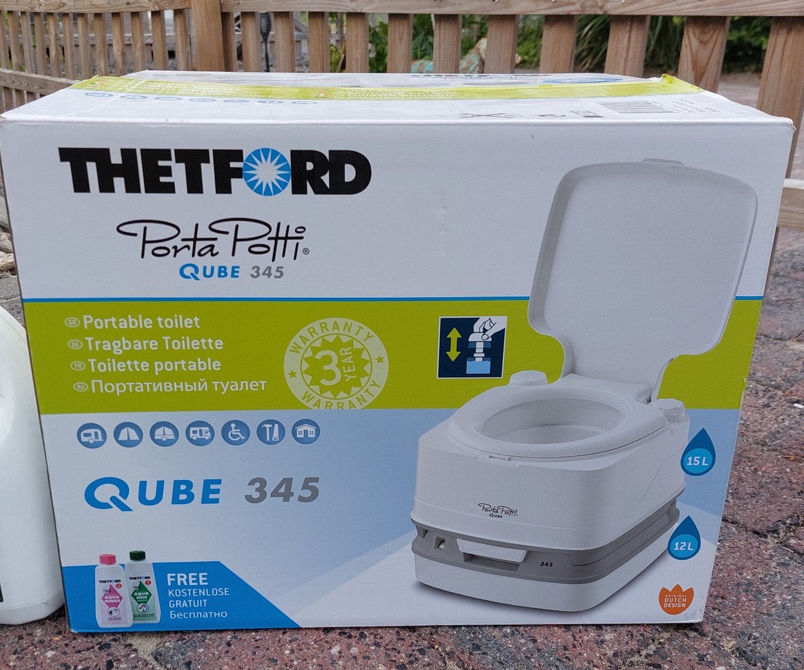 Thetford Porta Potti Qube 345 met toebehoren, Ophalen, Nieuw