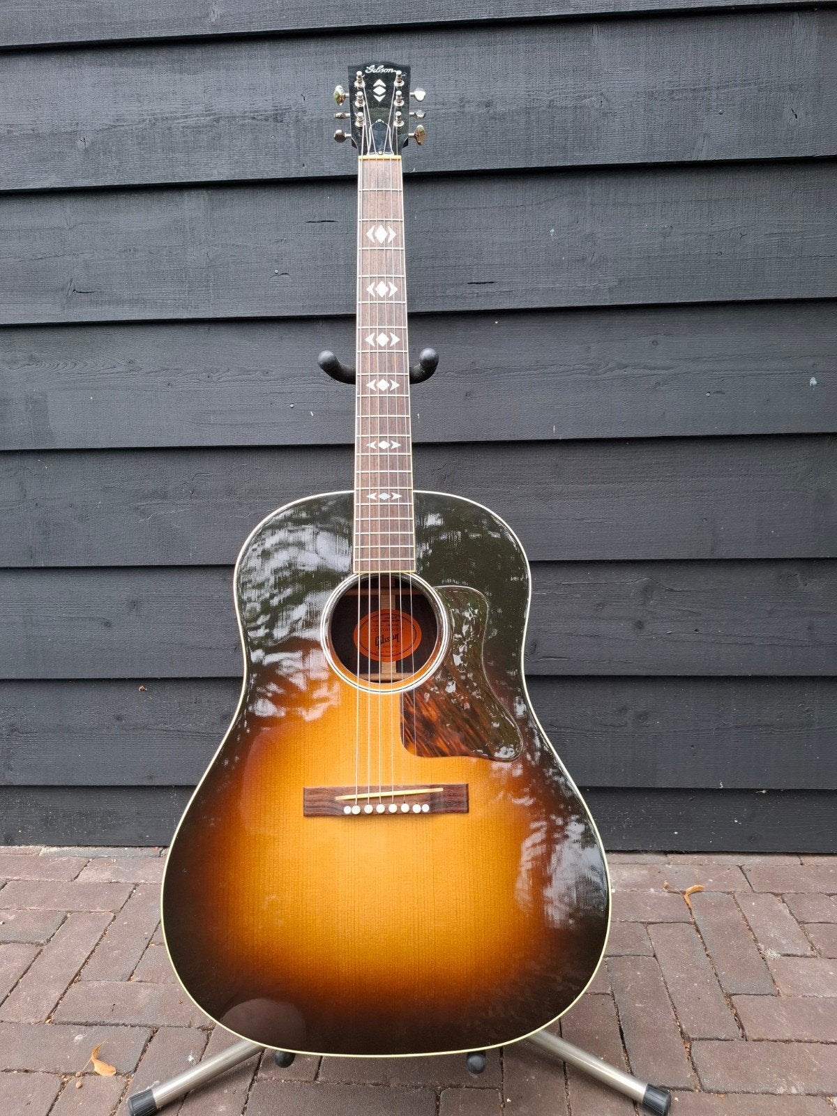 Gibson Advanced Jumbo Custom Shop, Muziek en Instrumenten, Snaarinstrumenten | Gitaren | Akoestisch, Ophalen, Gebruikt, Western- of Steelstringgitaar