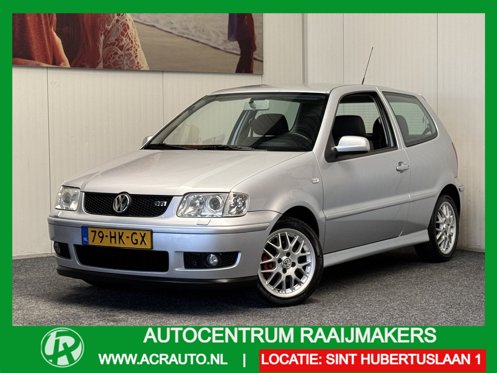 Volkswagen Polo 1.6-16V GTI UNIEK ! CLIMATE CONTROL ELEKTRIS, Voorwielaandrijving, Volkswagen, Handgeschakeld, Grijs