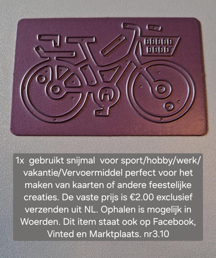 Snijmal nr3.10 gebruikt, Verzenden, Overige thema's, Pons of Mal