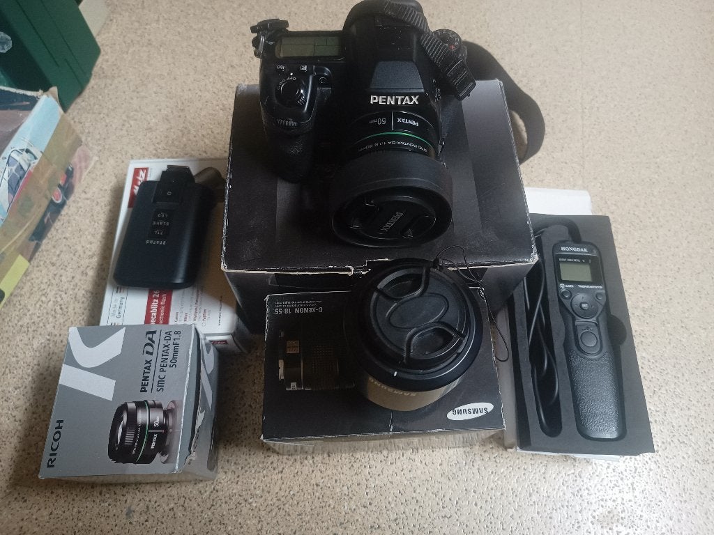 Pentax K7 met lenzen en toebehoren, 14 megapixels, Gebruikt, Spiegelreflex, Ophalen of Verzenden