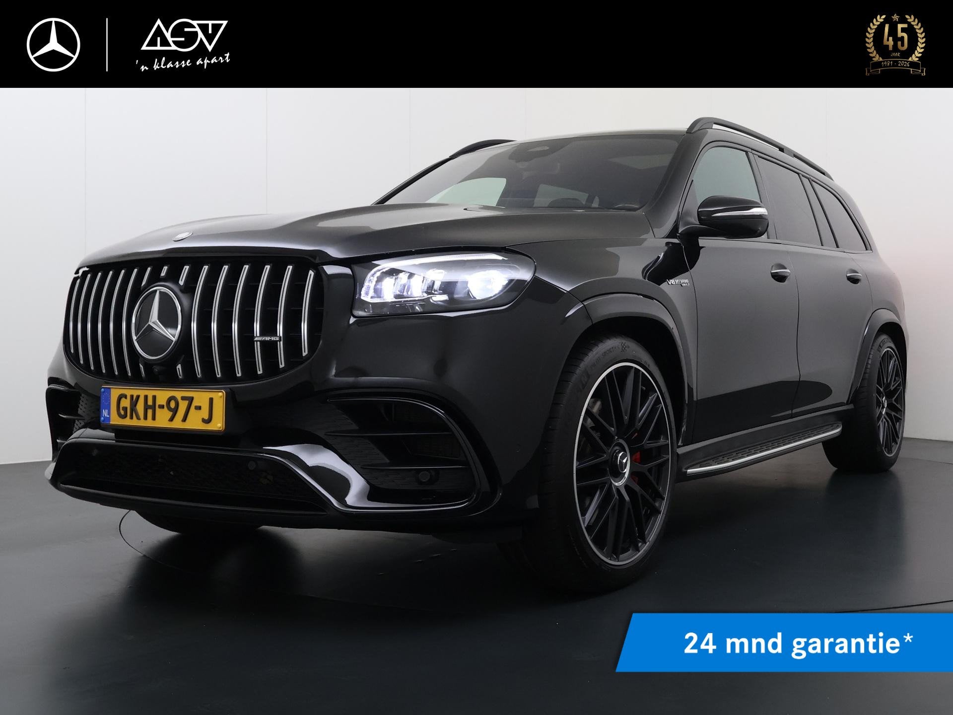 Mercedes-Benz GLS AMG 63 4MATIC+ Ultimate 7-pers. | Zeer com, Auto's, Mercedes-Benz, Dealer onderhouden, Gebruikt, 7 stoelen, Zwart