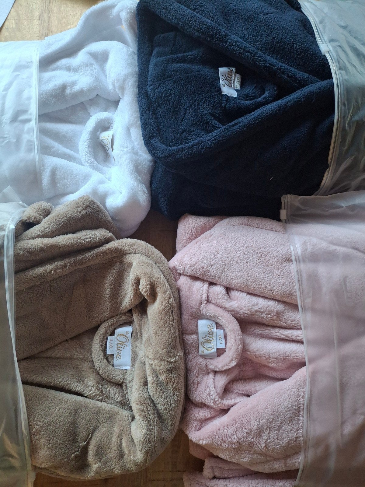 Zachte badjassen van 'Olive' - Diverse kleuren, Kleding | Dames, Olive, Ophalen, Nieuw