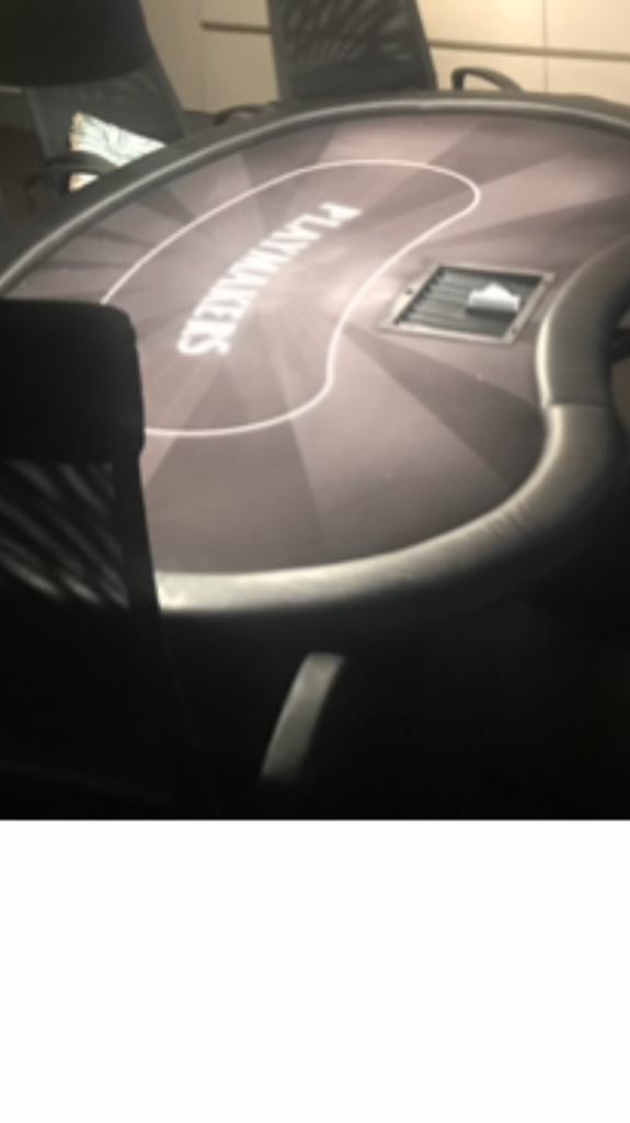 Professionele pokertafel plus 10 massage stoelen, Vijf spelers of meer, Ophalen of Verzenden, Gebruikt