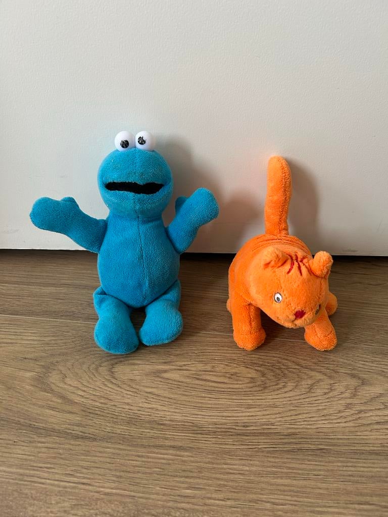 Knuffels: Koekiemonster en Dikkie dick, Ophalen, Gebruikt, Overige merken, Overige karakters