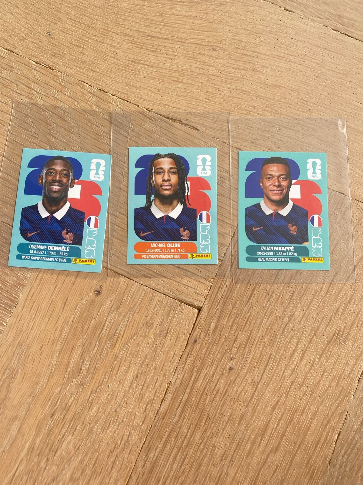 Panini FIFA World Cup 2026 Stickers - Dembélé, Olise, Mbappé, Ophalen of Verzenden, Nieuw, Sport