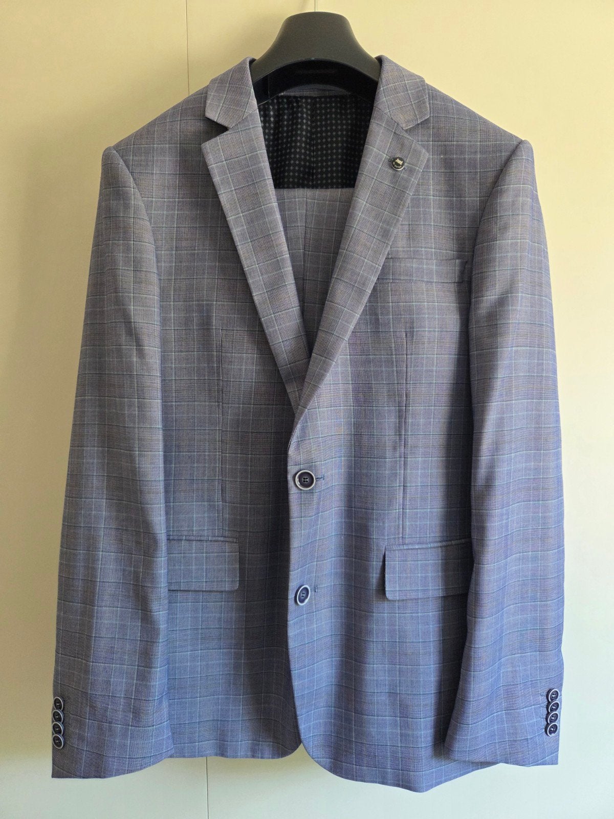 Henk ter Horst Mister Steven 2-delig herenkostuum pak, Kleding | Heren, Zo goed als nieuw, Maat 48/50 (M), Blauw, Henk ter horst