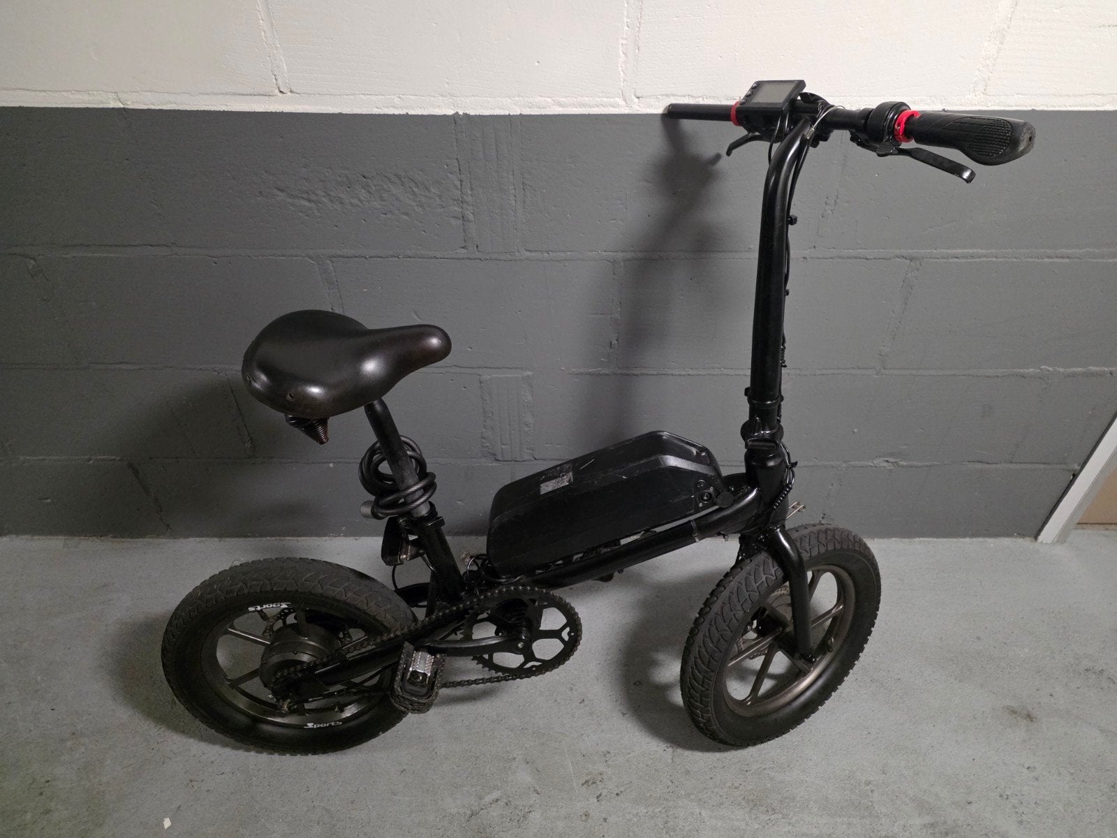 elektrische vouwfiets met fatbike accu, Minder dan 47 cm, Ophalen, Gebruikt, Overige merken