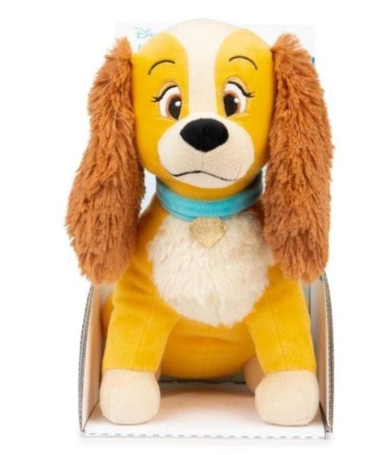 Lady pluche Knuffel met Geluid 30 cm - Disney Hond, Disney, Disney, Nieuw, Met doos