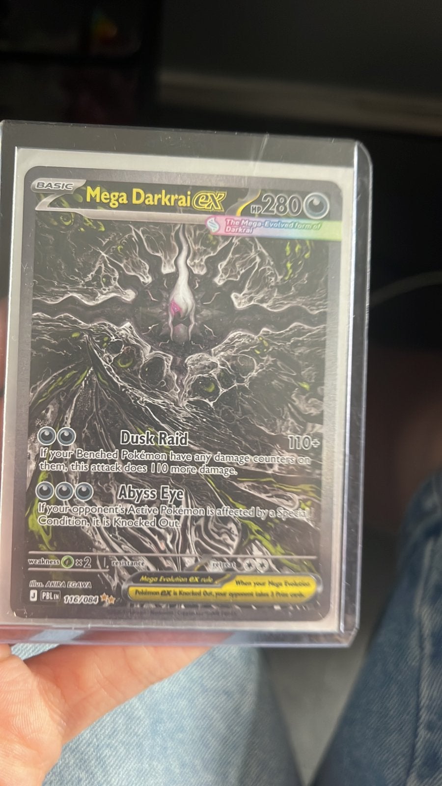 Mega Darkrai EX Near Mint, Traden Mogelijk, Ophalen of Verzenden, Zo goed als nieuw
