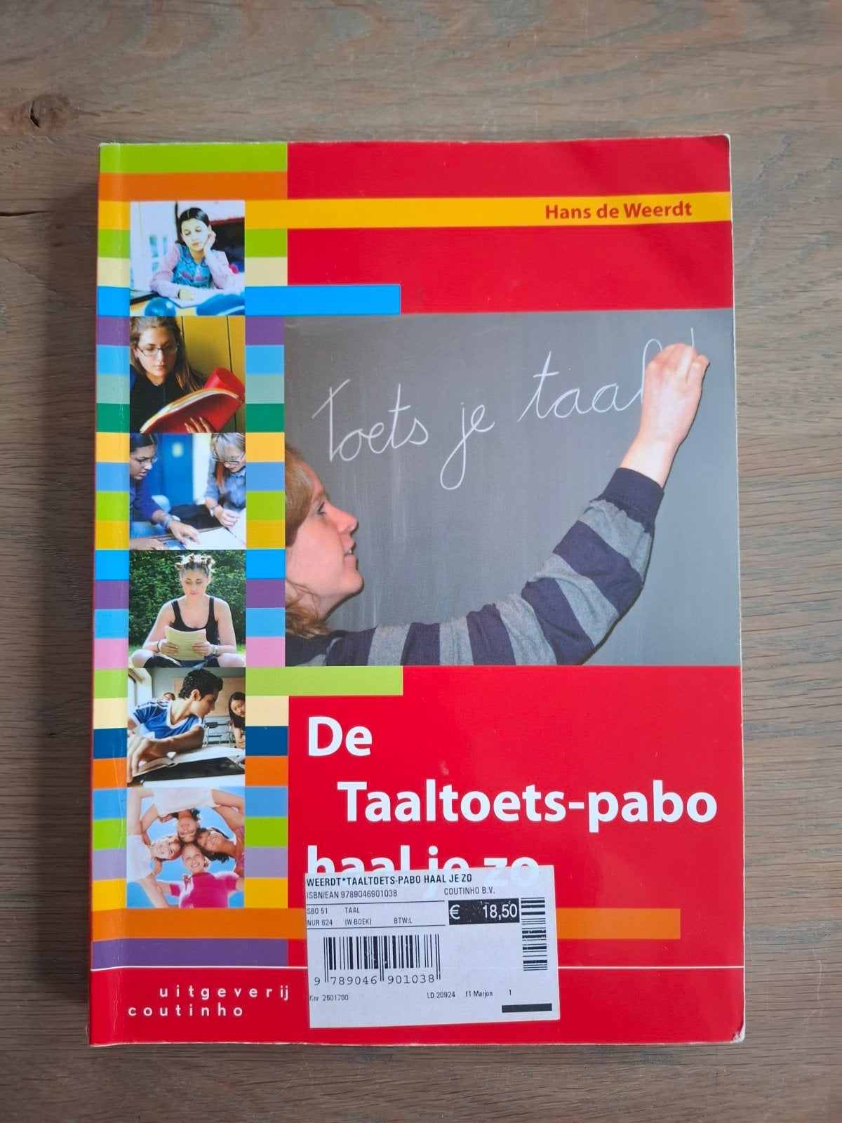 H. de Weerdt - De Taaltoets-pabo haal je zo, Ophalen of Verzenden, Zo goed als nieuw, H. de Weerdt