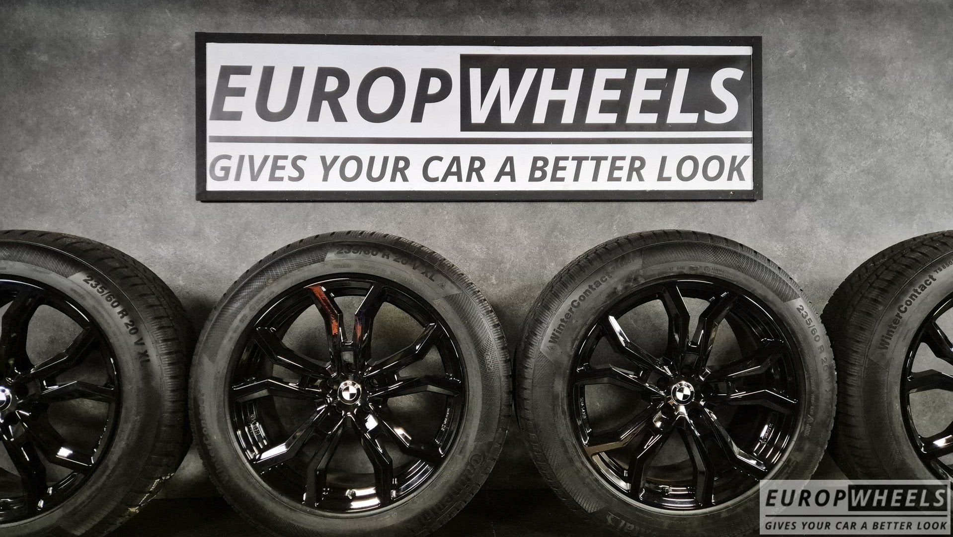 Zwart 20 inch BMW velgen IX i20 winterbanden zwart Xdrive, Auto-onderdelen, Banden en Velgen, Gebruikt, -, -, Banden en Velgen