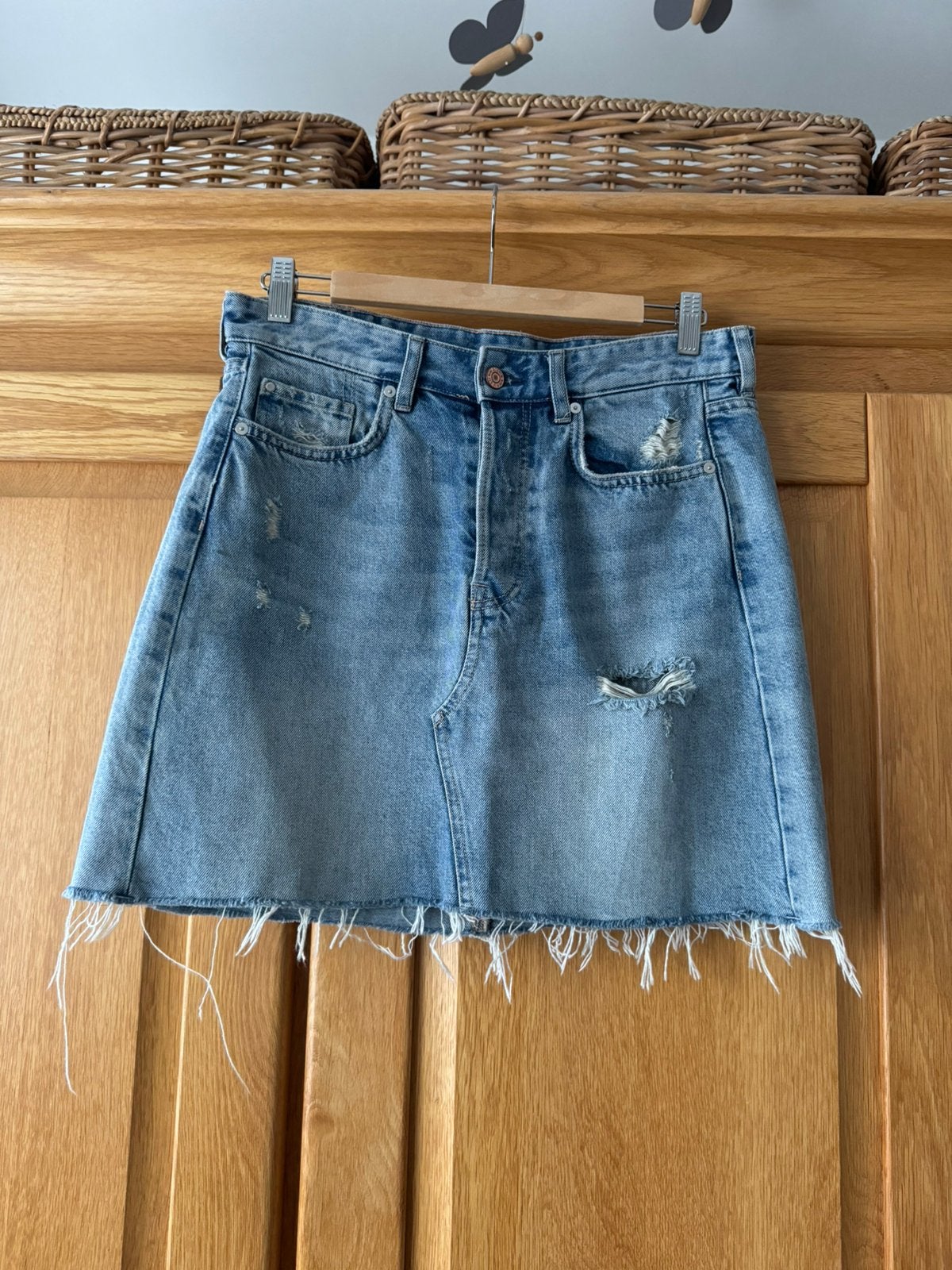 Dames rokje denim | maat M, Kleding | Dames, Rokken, Maat 38/40 (M), Blauw, Ophalen of Verzenden, Zo goed als nieuw