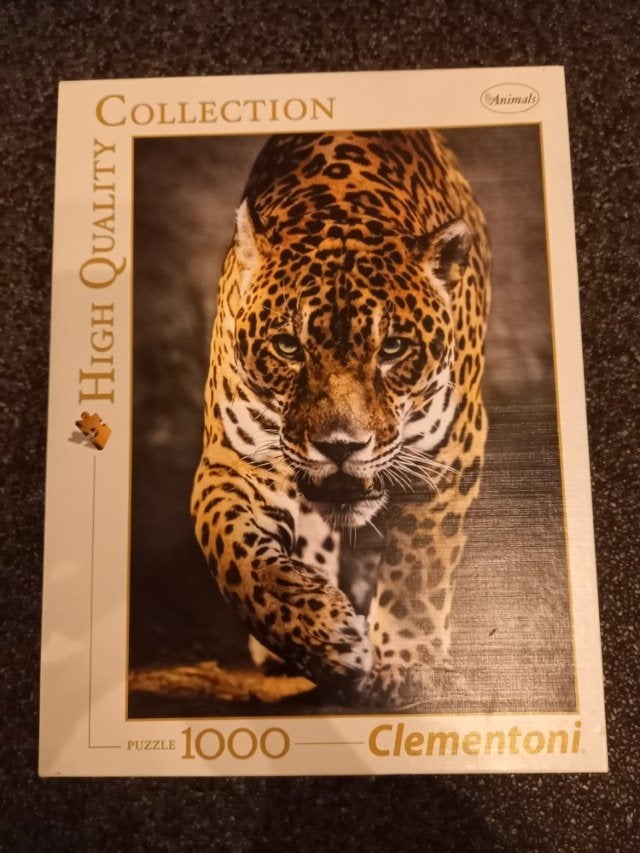* Puzzel Clementoni Walk of the Jaguar 1000 st *, Ophalen of Verzenden, 500 t/m 1500 stukjes, Zo goed als nieuw, Legpuzzel