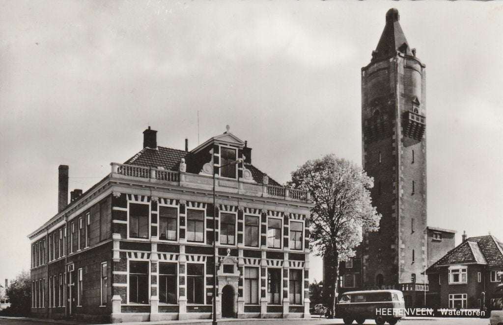 heerenveen- watertoren, Verzamelen, Ophalen of Verzenden, Voor 1920, Friesland