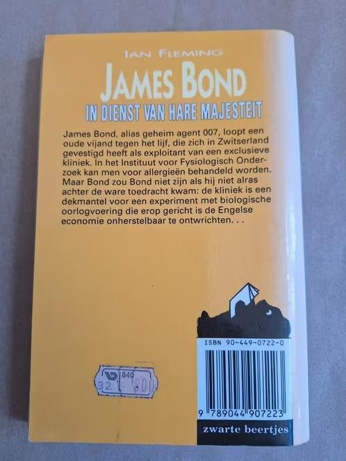 James Bond in dienst van hare majesteit h, Ophalen of Verzenden, Gelezen, Ian Fleming