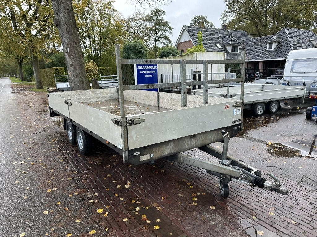 Henra multitransporter plateauwagen 503x222x40cm 3.5T, Gebruikt