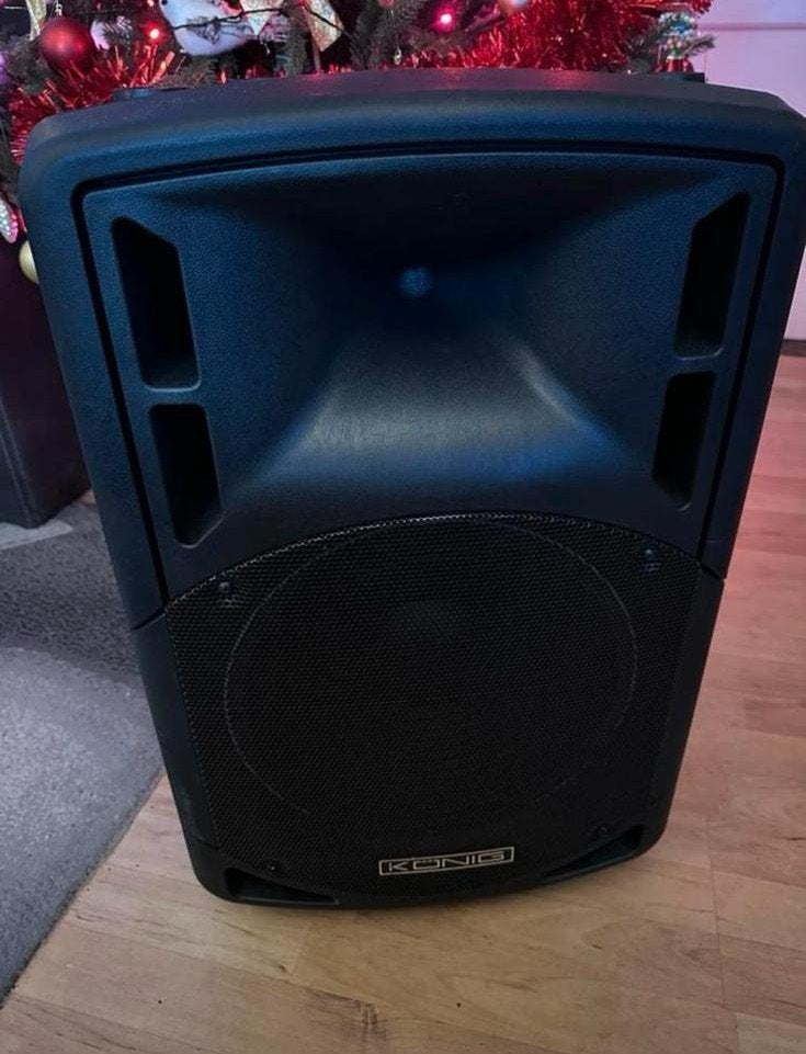 König Monitorspeaker, Audio, Tv en Foto, Gebruikt, Center speaker, Ophalen, 150 watt of meer