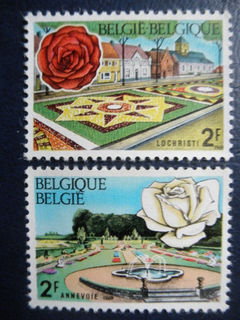 Postzegels België 1969 bloemen - 1 x postfris., Postzegels en Munten, Postzegels | Europa | België, Ophalen of Verzenden, Postfris