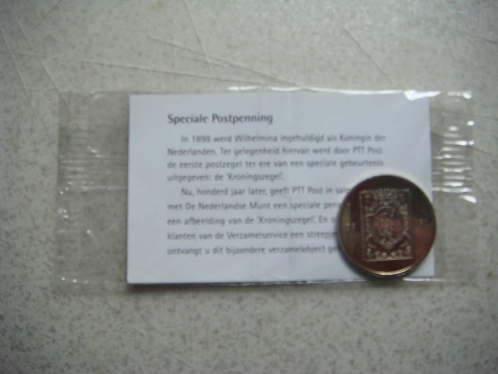 Penningen 2 stuks Postpenning en Jan van Schaffelaar., Postzegels en Munten, Ophalen of Verzenden, Overige materialen, Nederland