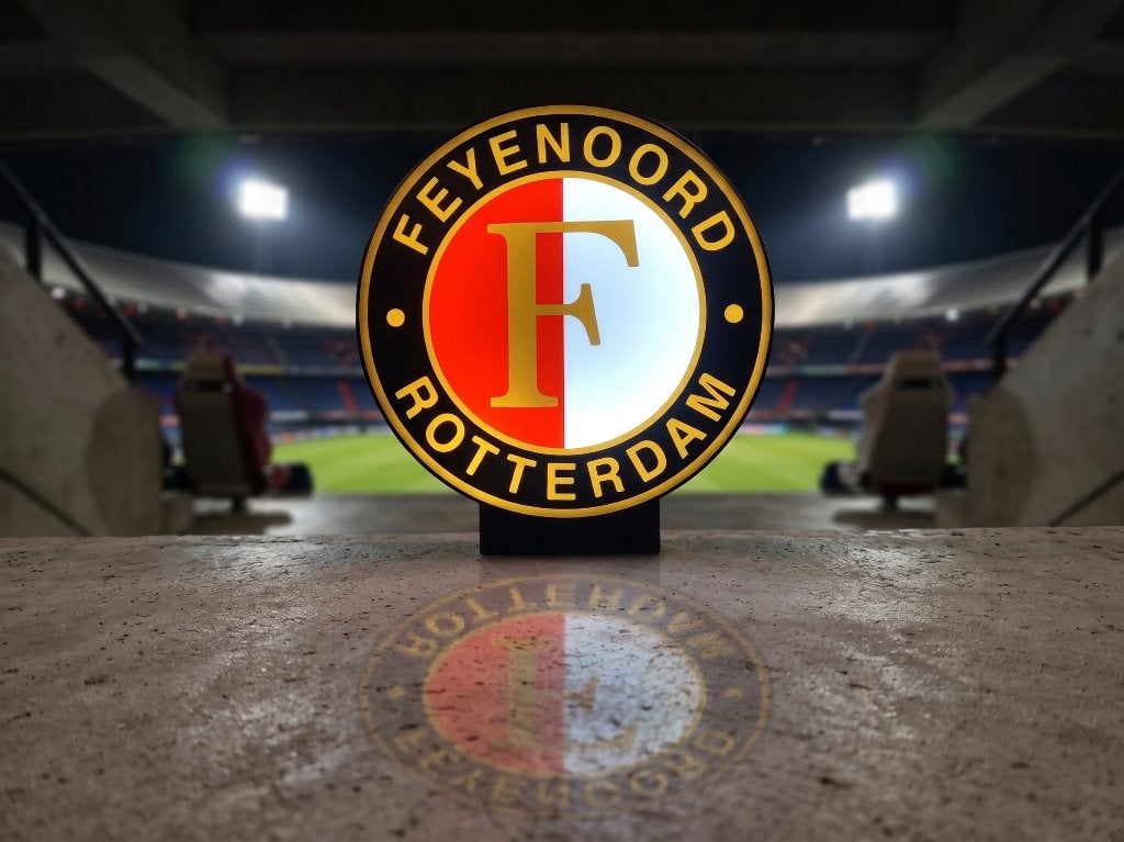 lightbox/lichtbak Feyenoord, ., Lichtbak of (neon) lamp, Ophalen of Verzenden, .
