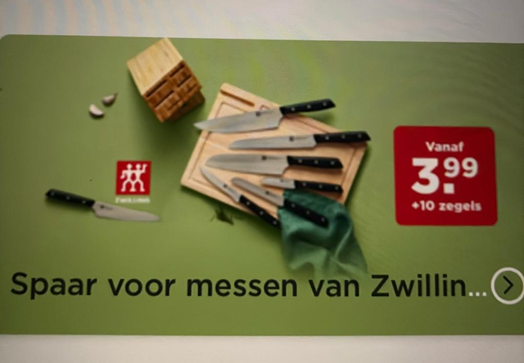 Messenzegels plus 11 kaarten digitaal, Albert Heijn, Ophalen of Verzenden