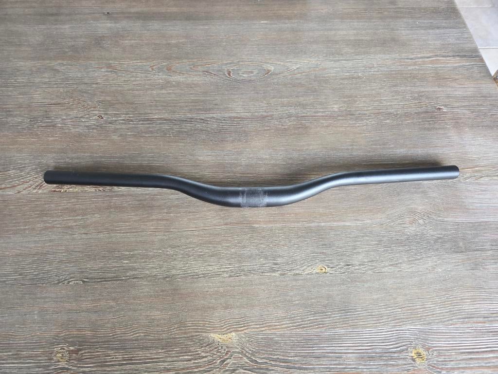 Racefiets Stuurbocht - Mat Zwart Aluminium 31.8mm x 65cm, Gebruikt, Stuur, Ophalen of Verzenden, Aluminium