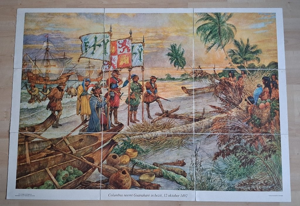 Geschiedenis schoolplaat, Ophalen of Verzenden, Geschiedenis