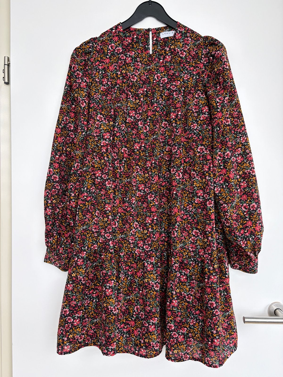 Loavies bloemenjurk maat S, Kleding | Dames, Meerkleurig, Ophalen of Verzenden, Maat 36 (S), Gedragen