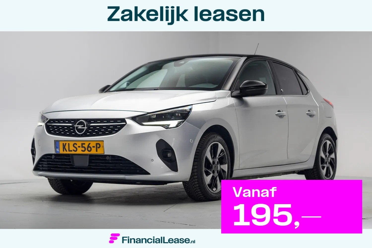 Opel Corsa-e Elegance 50kWh 3-Fase [Apple/Android Navi Camer, Gebruikt, Leder, 1430 kg, Lease
