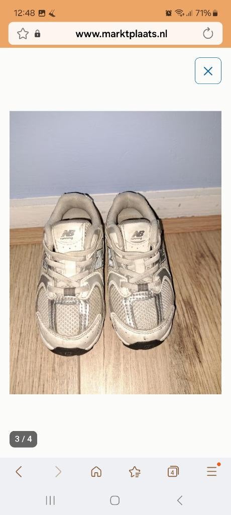 New Balance kinder sneakers, Kinderen en Baby's, Ophalen of Verzenden, Zo goed als nieuw, New Balance, Jongen of Meisje