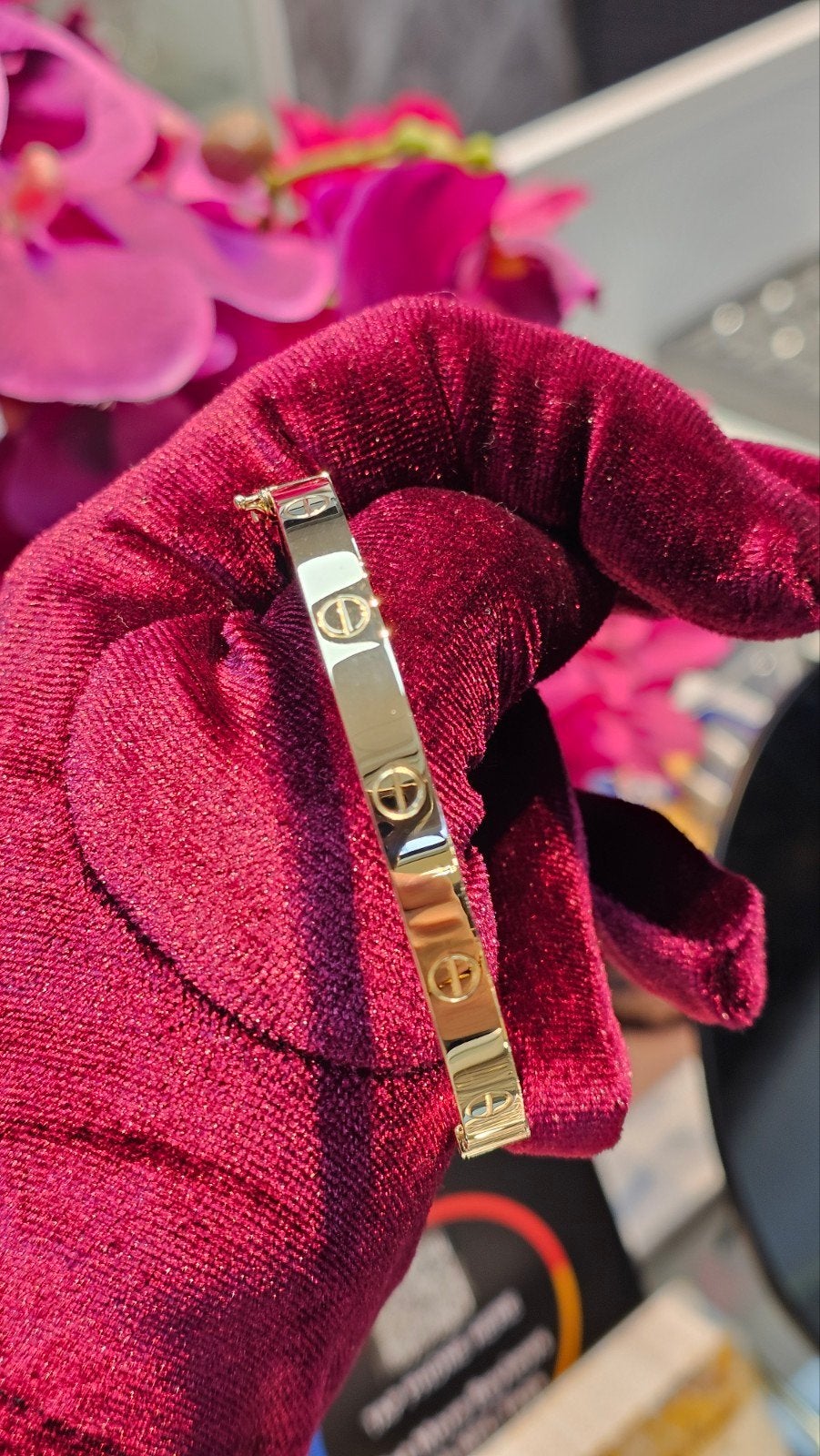 Prachtige 14k gouden Bangle armband, Ophalen of Verzenden, Nieuw, Goud, Goud