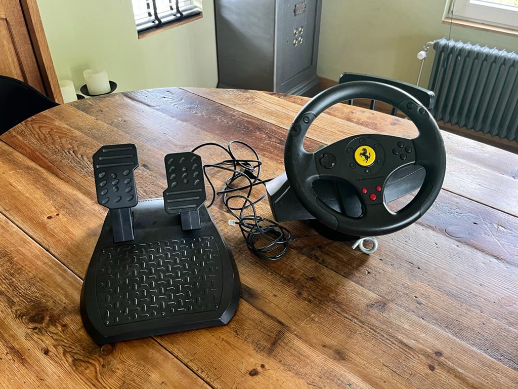 Thrustmaster Ferrari GT Experience Stuur & Pedalen PC, Racestuur, Gebruikt, Ophalen of Verzenden, Thrustmaster