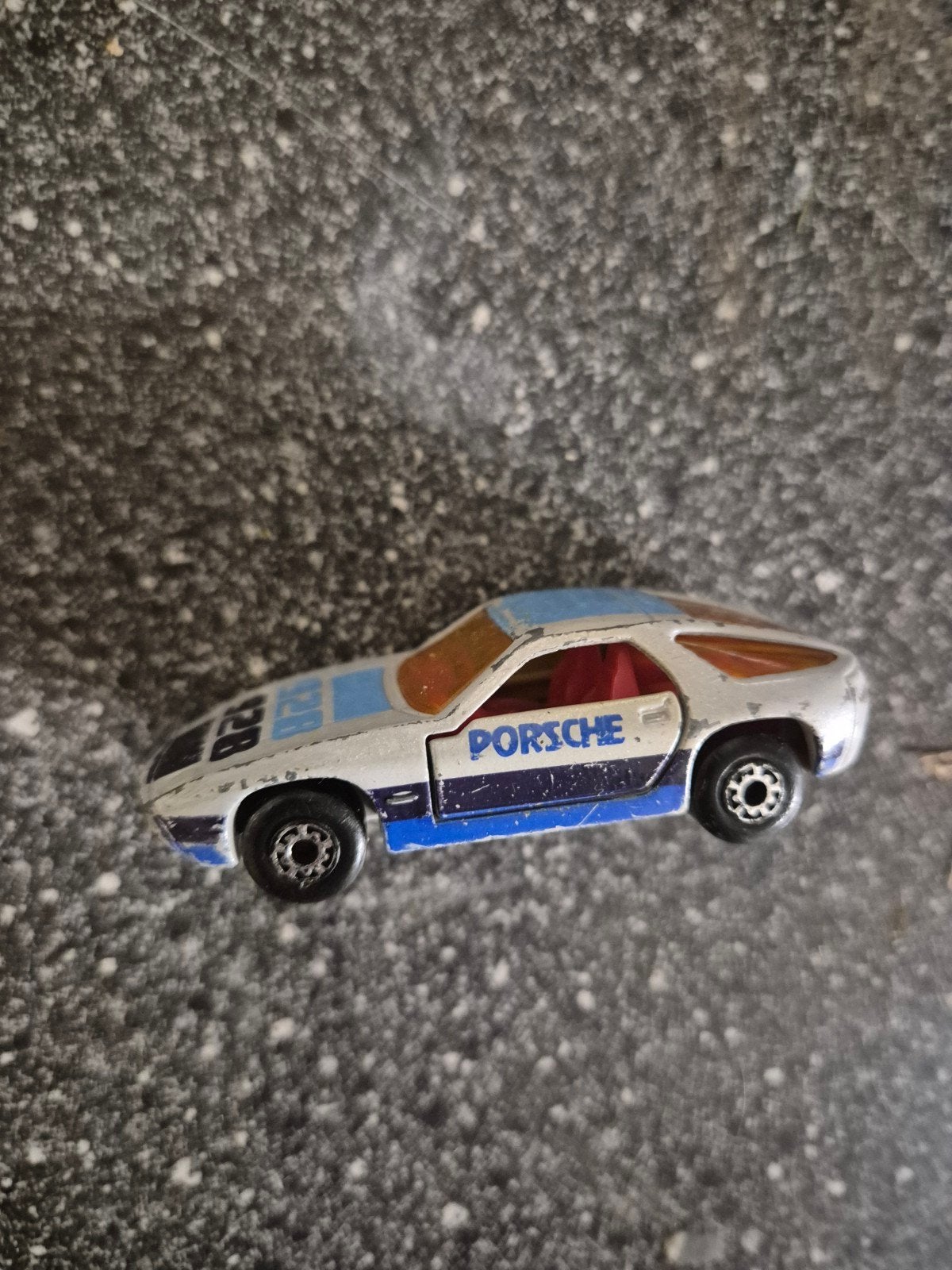 Matchbox Porsche 928 uit 1979 - Vintage Speelgoedauto, Ophalen of Verzenden, Gebruikt