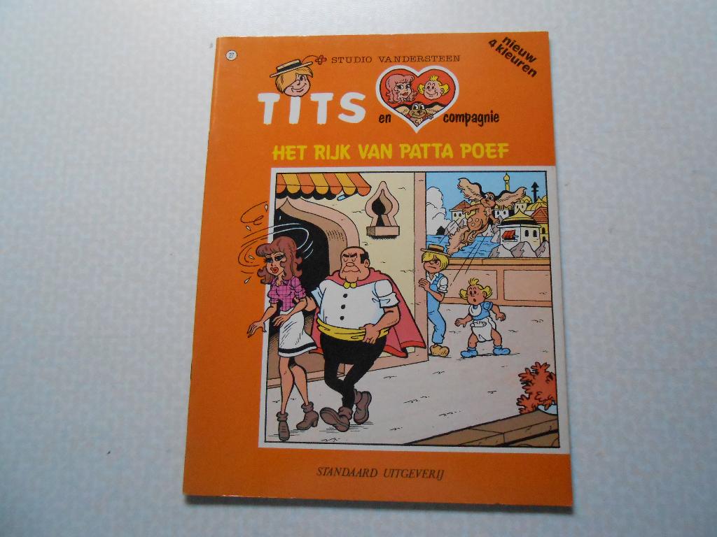 Tits 27 Het rijk van Patta Poef 1985 1 ste druk., Boeken, Willy Vandersteen, Eén stripboek, Nieuw, Ophalen of Verzenden