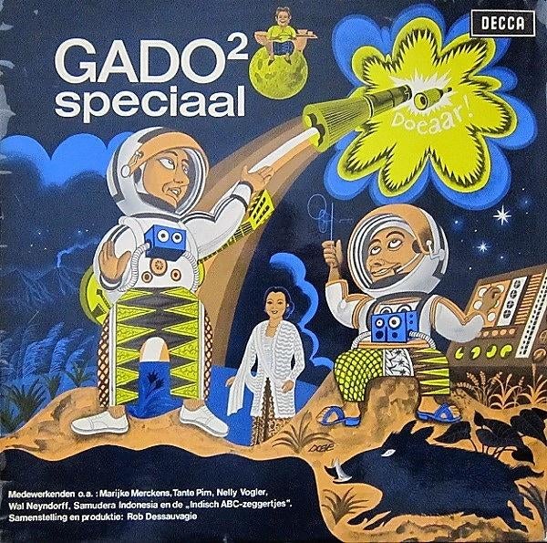 LP - Gado Gado Speciaal - Indische taal Petjo, Inclusief binnenhoes, Ophalen of Verzenden, Zo goed als nieuw, Aziatisch