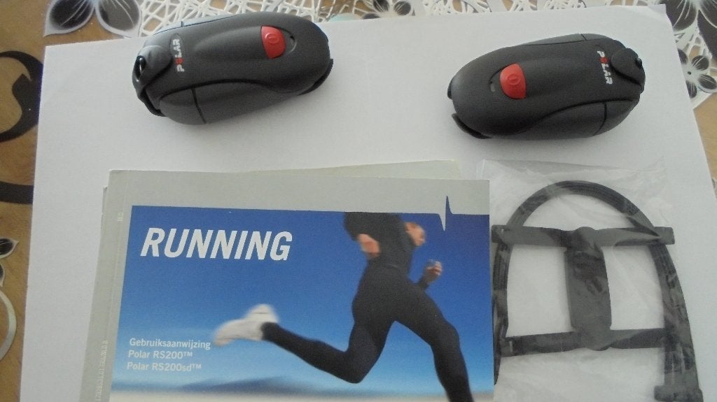 Polar lopende hartslagmeter, Sport en Fitness, Loopsport en Atletiek, Ophalen, Gebruikt, Snelheids- of Stappenmeter, Overige merken