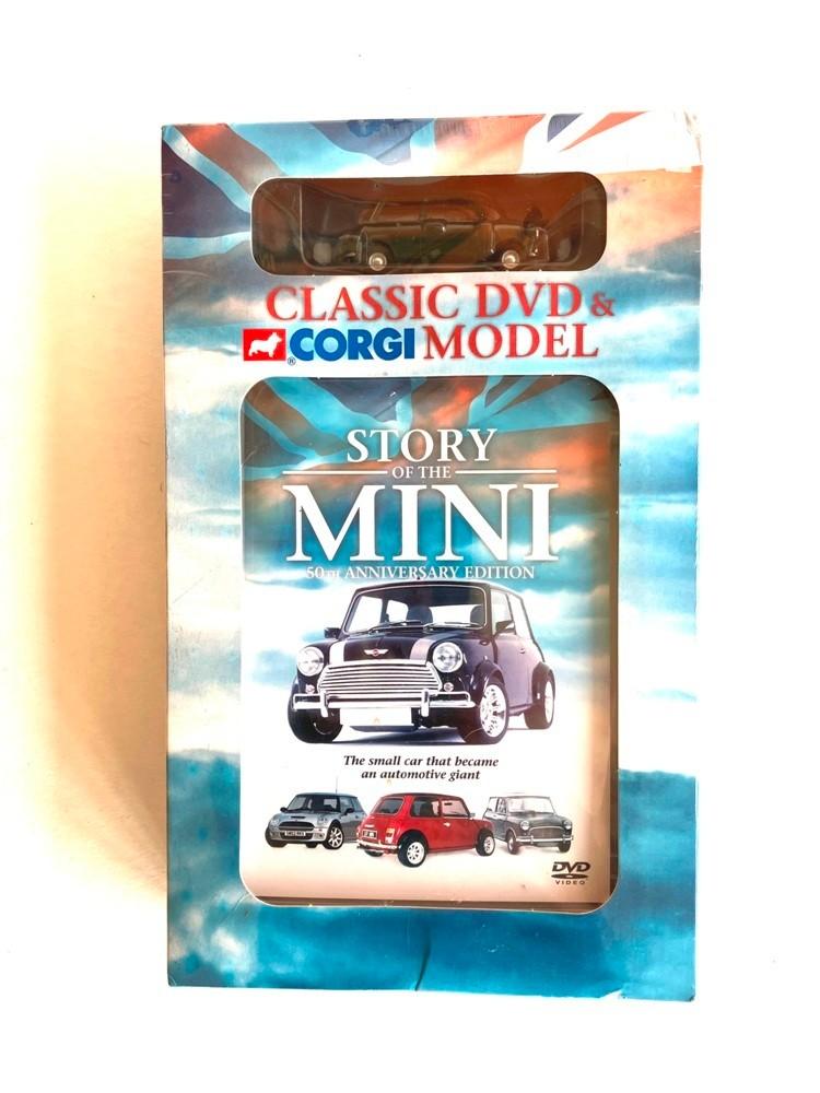 Mini Cooper Corgi Story Of The Mini 50th anniversary., Hobby en Vrije tijd, Modelauto's | 1:43, Nieuw, Auto, Corgi, Ophalen of Verzenden