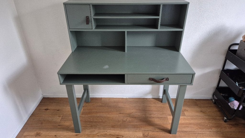 vtwonen bureau Stage grenen groen, Huis en Inrichting, Ophalen, Groen, Gebruikt, 110 cm