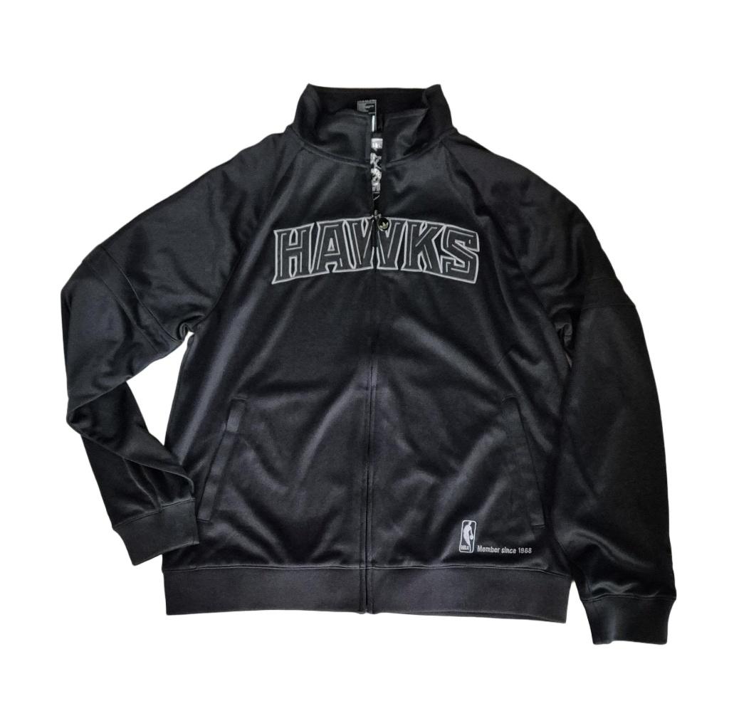 Adidas NBA Atlanta Hawks Track Jacket | Maat XL, Zwart, Ophalen of Verzenden, Adidas, Algemeen