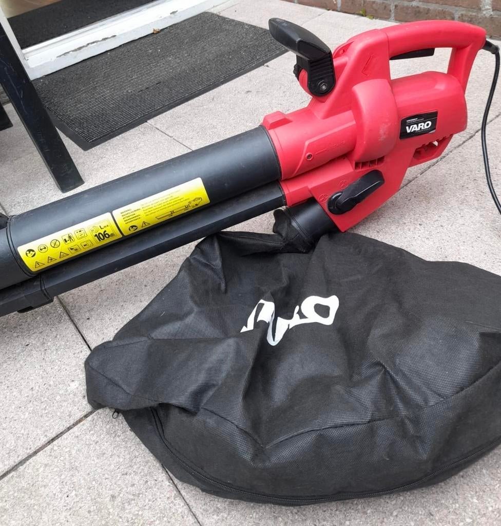 Varo bladblazer/bladzuiger met versnipperfunctie, Ophalen, Handgedragen, Zo goed als nieuw, Met opvangzak
