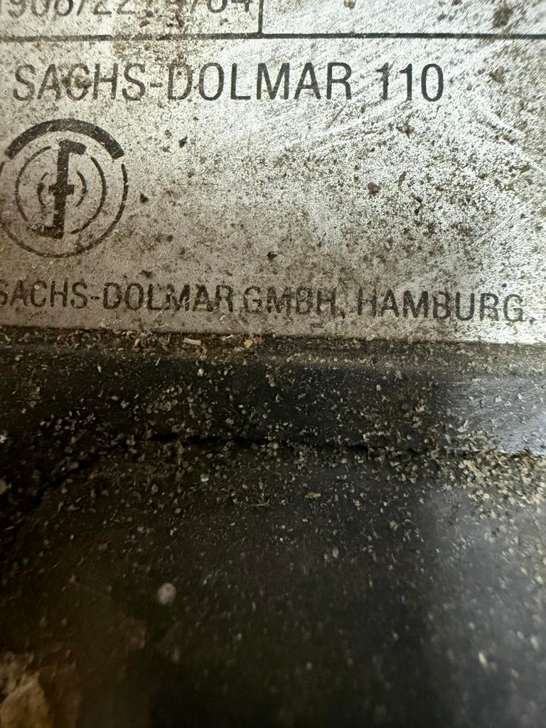 Sachs-Dolmar 110 kettingzaag, Tuin en Terras, Ophalen, Gebruikt, Boomzaag