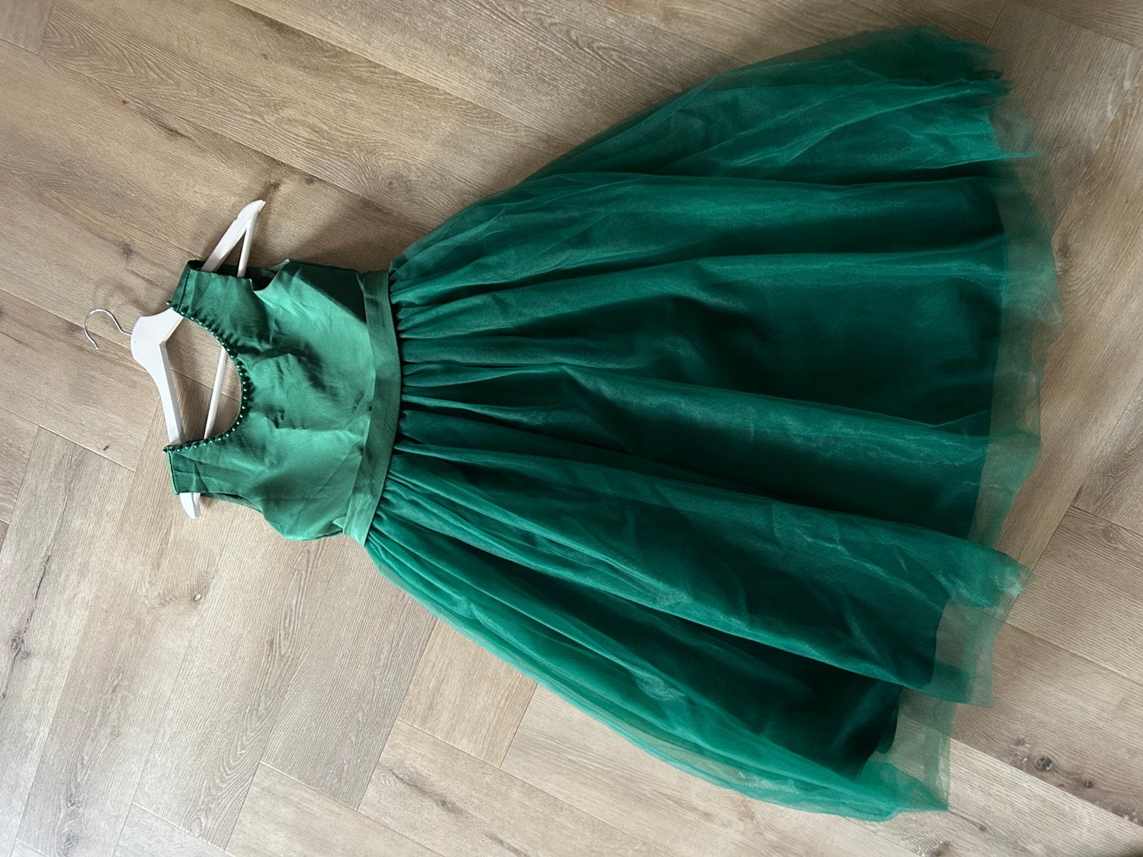Mooie feestjurk maat 160, Kleding | Dames, Ophalen, Zo goed als nieuw, Zwart, Galajurk