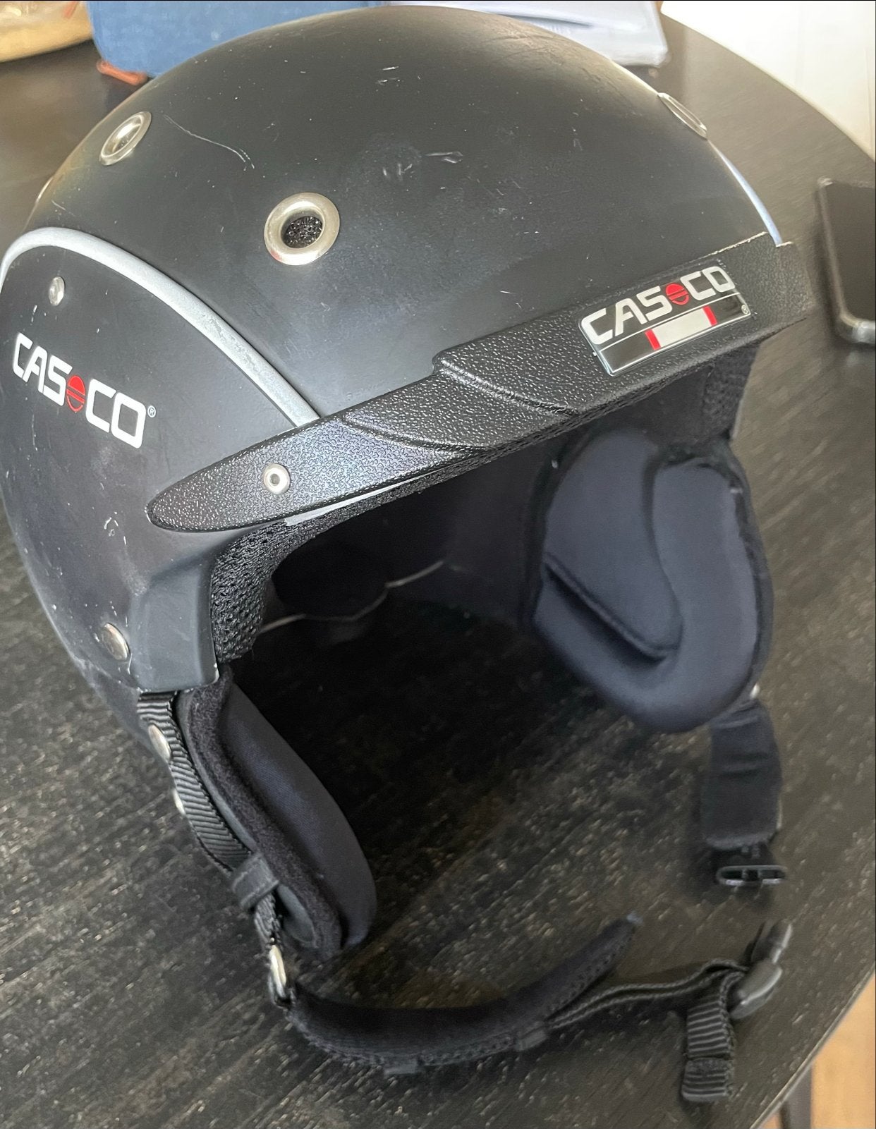 Casco Airwolf skihelm - Zwart, Overige merken, Gebruikt, Overige typen, Ophalen of Verzenden
