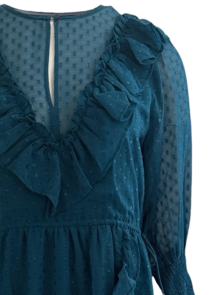 Lolly’s Laundry jurk S, Kleding | Dames, Blauw, Ophalen of Verzenden, Zo goed als nieuw, Onder de knie