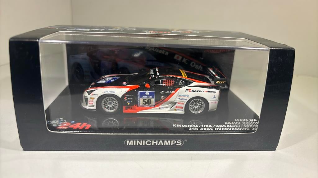 Lexus lfa #50 24h Nurburgring minichamps 1.43