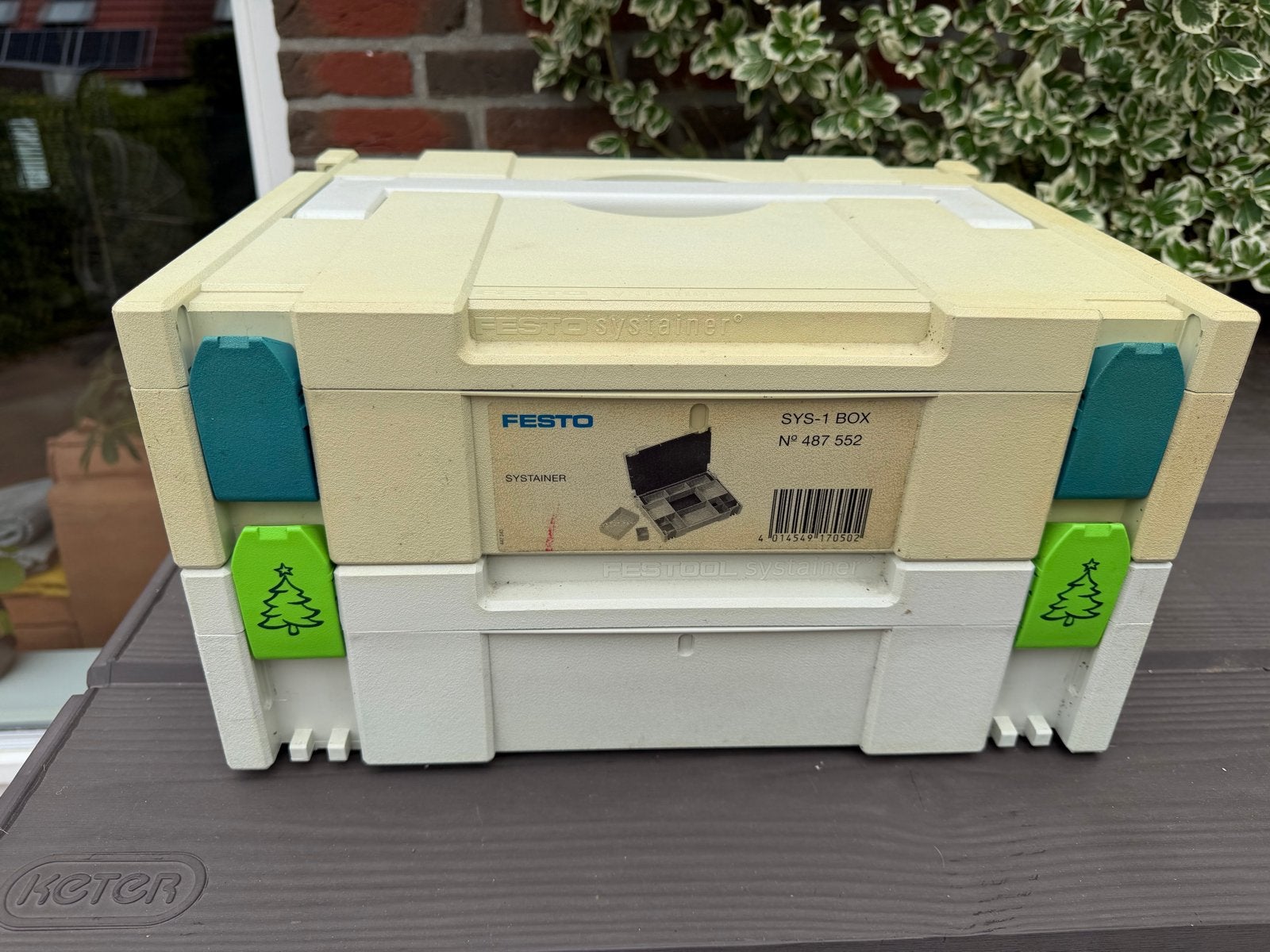 Festool en Festo Systainer met bakjes, Ophalen of Verzenden, Gevuld, Gebruikt